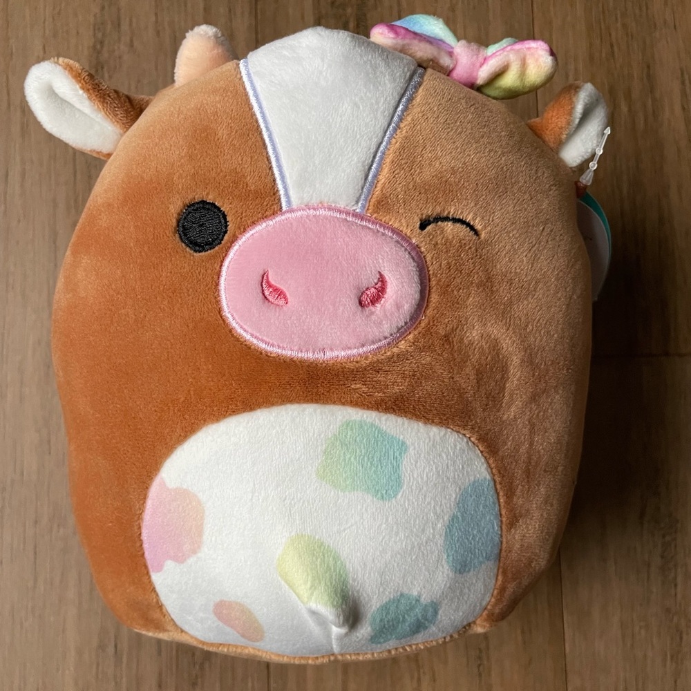 Squishmallows Griella the Brown Cow 7.5" NWT